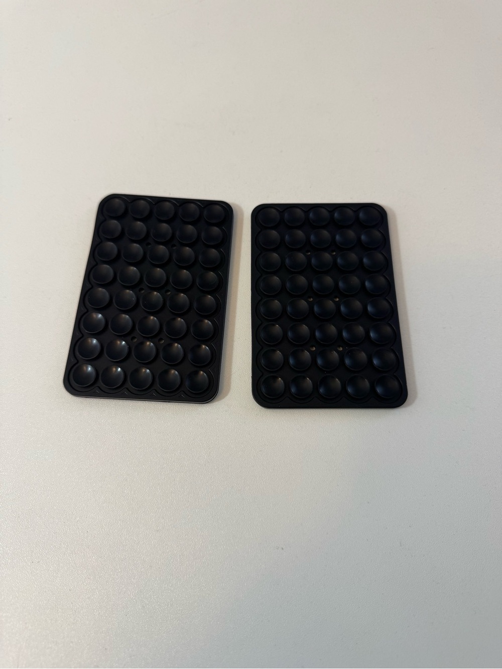 Black Silicone Phone Grip Pads